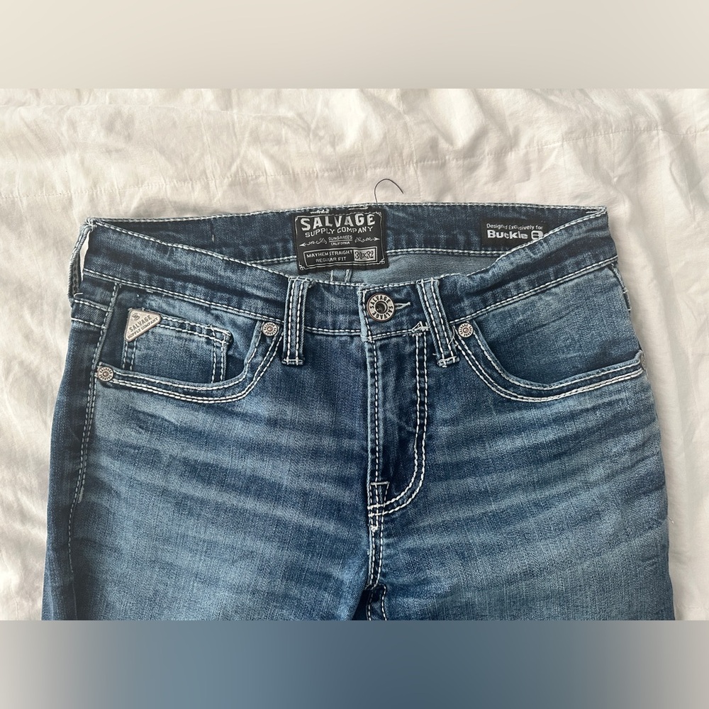 Salvage Dark Blue Denim Jeans